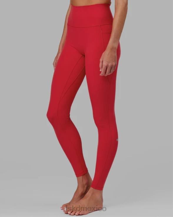 legging fusion x-long - escarlata mujer LSKD VP42D626 vestir