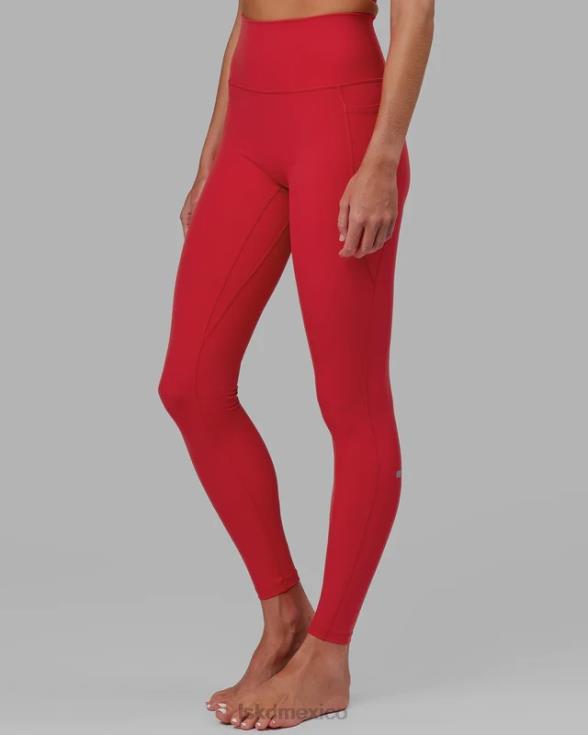 legging fusion x-long - escarlata mujer LSKD VP42D626 vestir