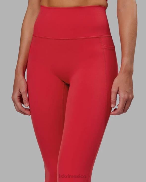 legging fusion x-long - escarlata mujer LSKD VP42D626 vestir