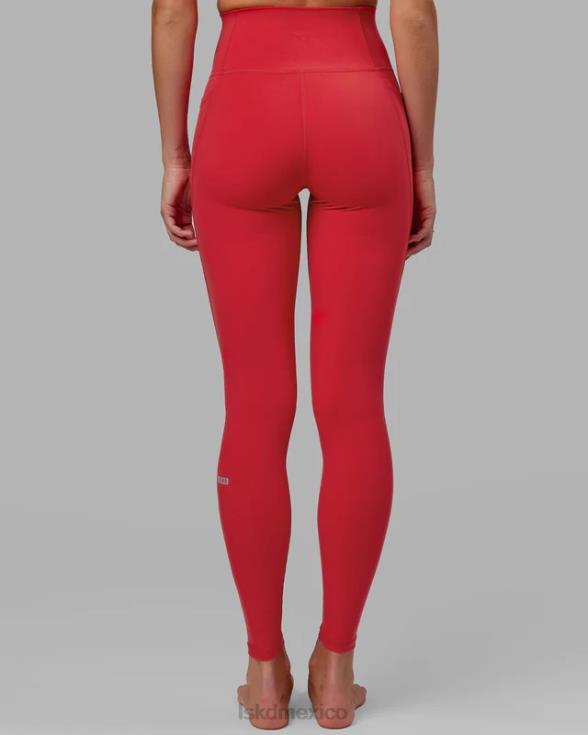 legging fusion x-long - escarlata mujer LSKD VP42D626 vestir
