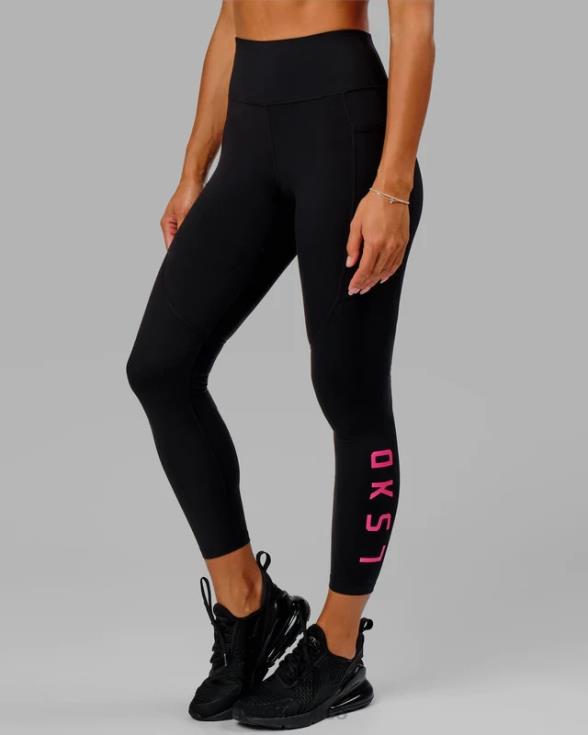 legging largo completo rep - black-boysenberry mujer LSKD VP42D715 vestir