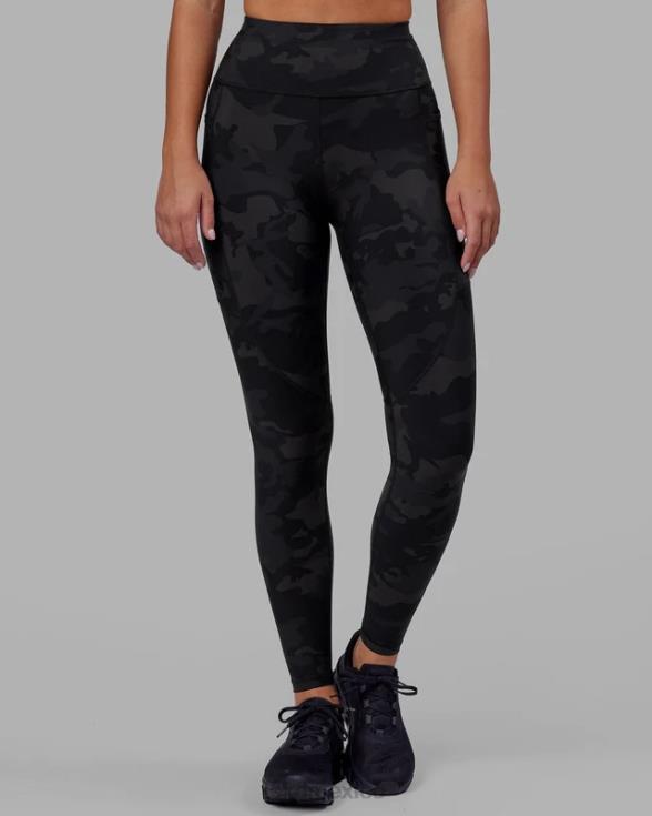 legging largo completo rep - camuflaje negro mujer LSKD VP42D553 vestir