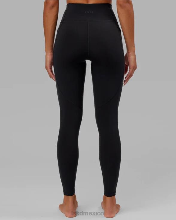 legging largo completo rep - glaseado negro-rosa mujer LSKD VP42D731 vestir