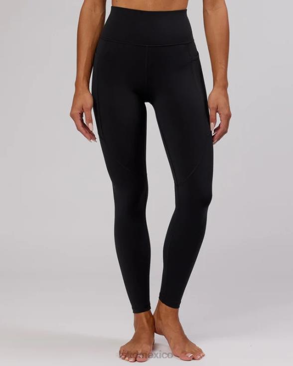 legging largo completo rep - negro-hiper verde azulado mujer LSKD VP42D551 vestir