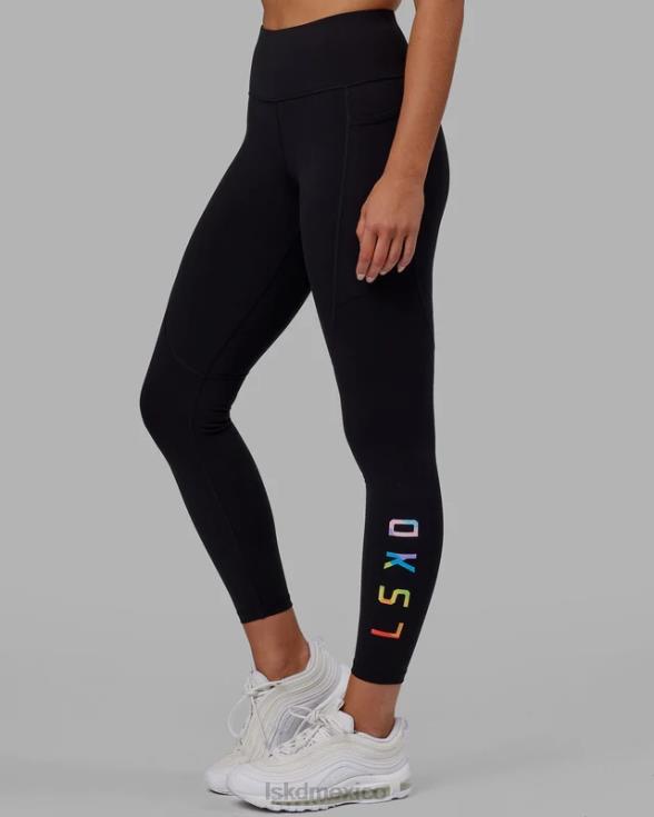 legging largo completo rep - orgullo-negro mujer LSKD VP42D608 vestir