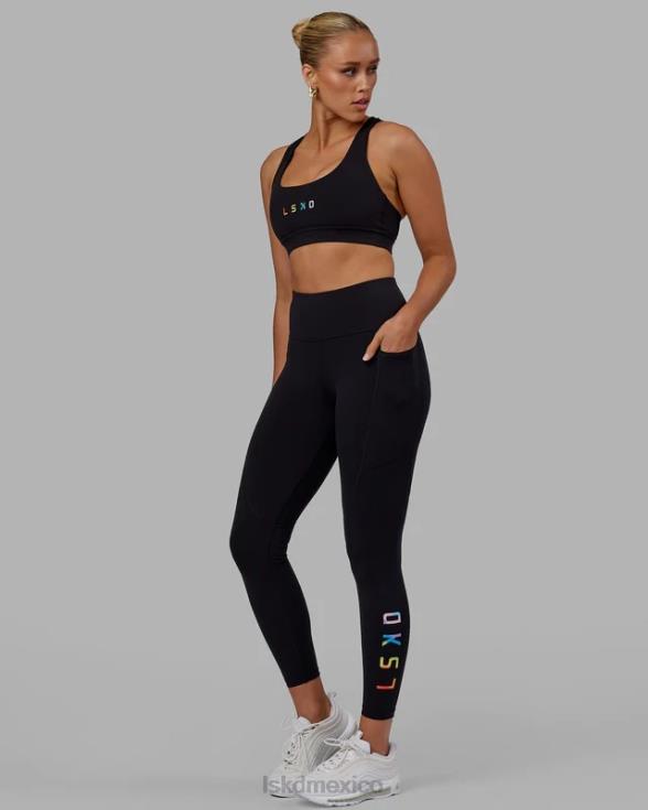 legging largo completo rep - orgullo-negro mujer LSKD VP42D608 vestir