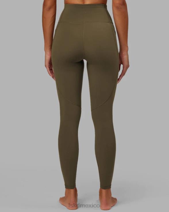 legging largo completo rep - verde militar mujer LSKD VP42D676 vestir