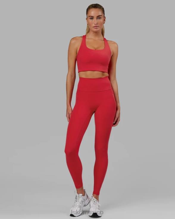 legging largo fusion - escarlata mujer LSKD VP42D628 vestir