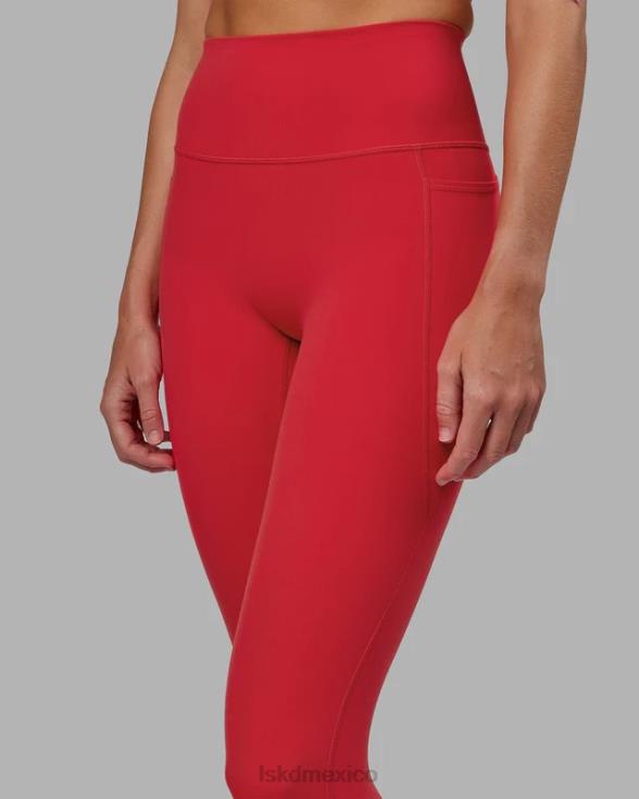 legging largo fusion - escarlata mujer LSKD VP42D628 vestir