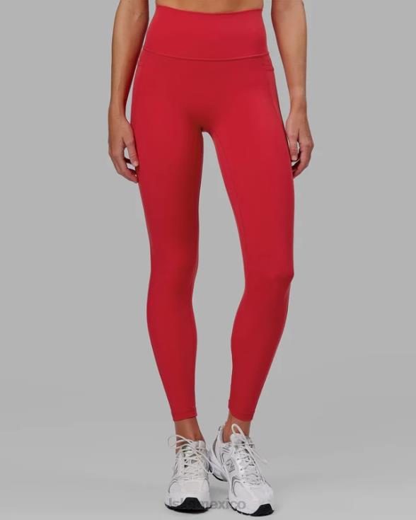 legging largo fusion - escarlata mujer LSKD VP42D628 vestir
