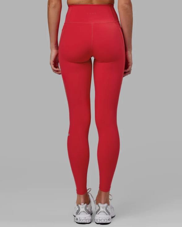legging largo fusion - escarlata mujer LSKD VP42D628 vestir