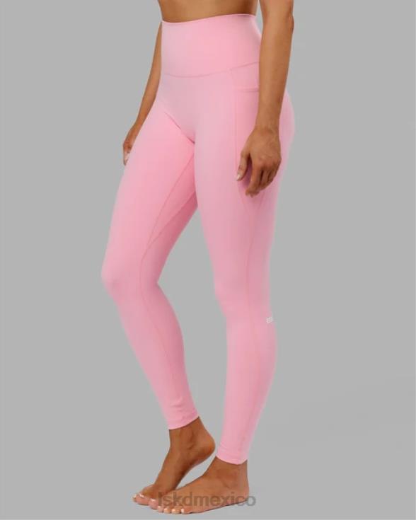 legging largo fusion - glaseado rosa mujer LSKD VP42D712 vestir