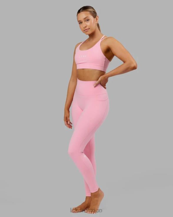 legging largo fusion - glaseado rosa mujer LSKD VP42D712 vestir