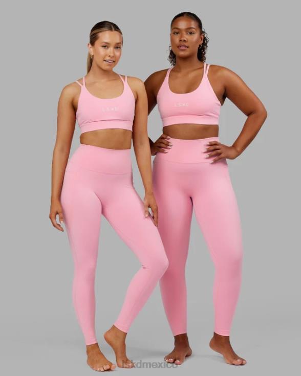 legging largo fusion - glaseado rosa mujer LSKD VP42D712 vestir