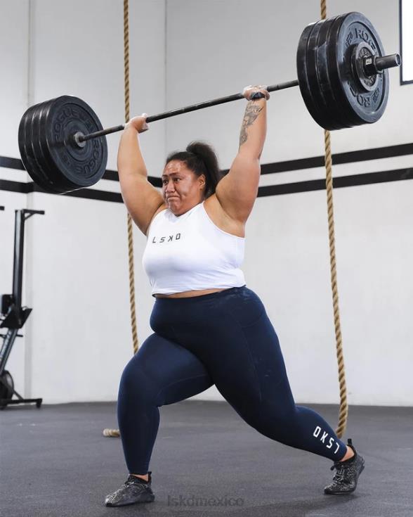 legging largo rep - azul marino mujer LSKD VP42D566 vestir