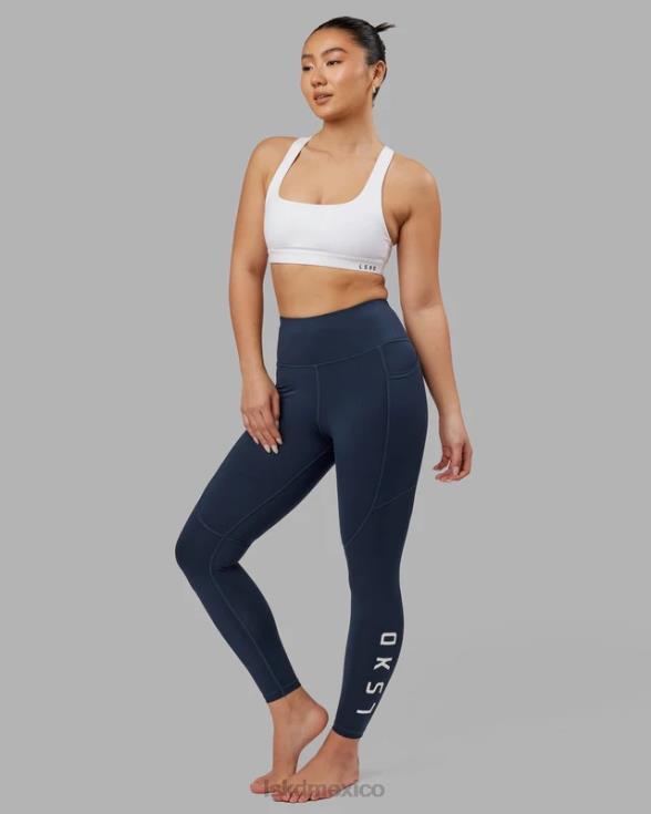 legging largo rep - azul marino mujer LSKD VP42D566 vestir