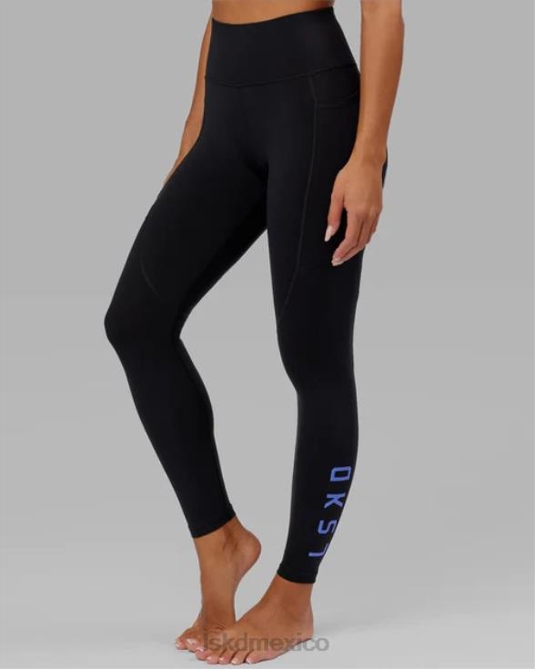 legging largo rep - negro-azul aciano mujer LSKD VP42D728 vestir