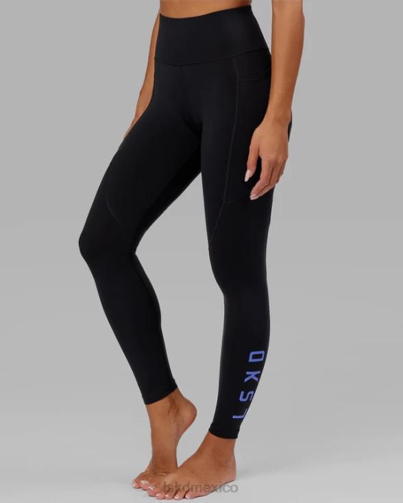 legging largo rep - negro-azul aciano mujer LSKD VP42D728 vestir