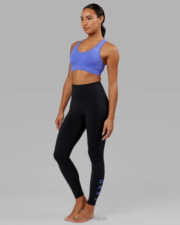 legging largo rep - negro-azul aciano mujer LSKD VP42D728 vestir