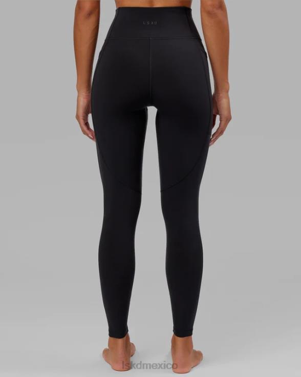 legging largo rep - negro-lila mujer LSKD VP42D645 vestir