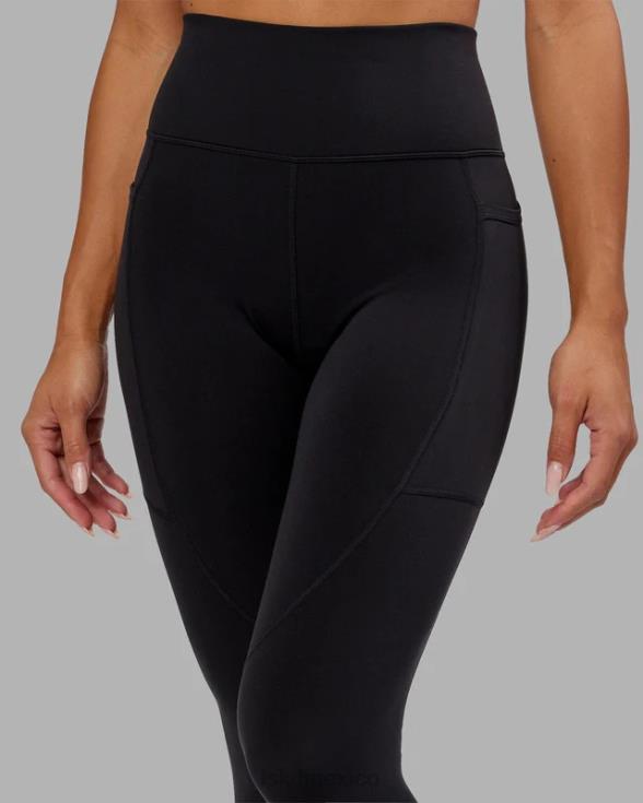 legging largo rep - negro-lila mujer LSKD VP42D645 vestir