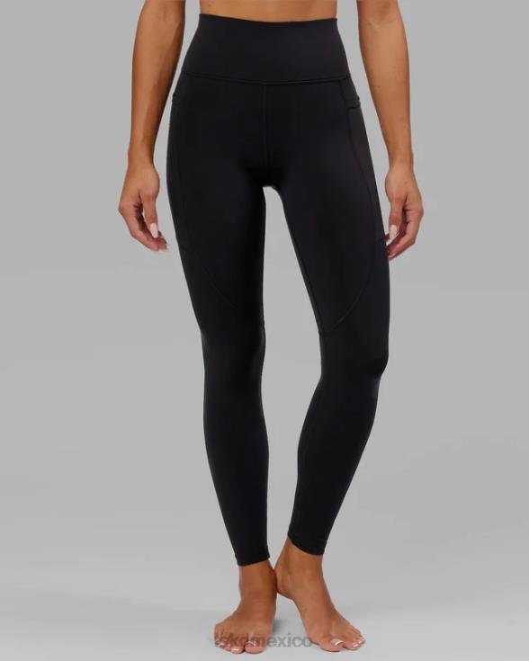 legging largo rep - negro-lila mujer LSKD VP42D645 vestir