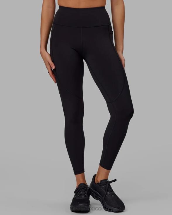 legging largo rep - negro-magenta neón mujer LSKD VP42D614 vestir