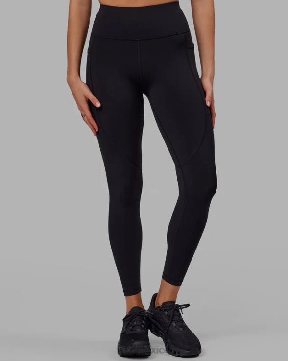 legging largo rep - negro-manzana menta mujer LSKD VP42D620 vestir
