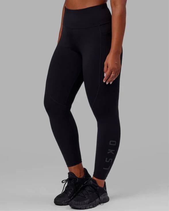 legging largo rep - negro-negro mujer LSKD VP42D540 vestir