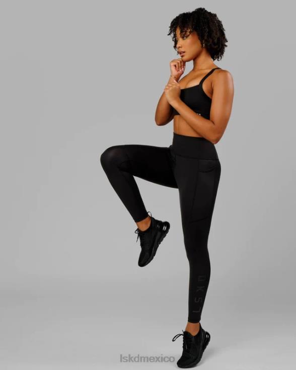 legging largo rep - negro-negro mujer LSKD VP42D540 vestir