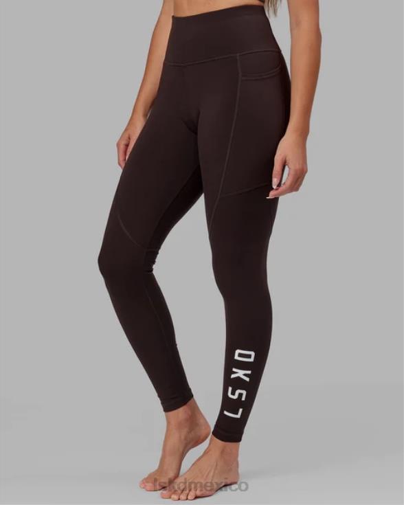 legging largo rep - nogal oscuro mujer LSKD VP42D517 vestir