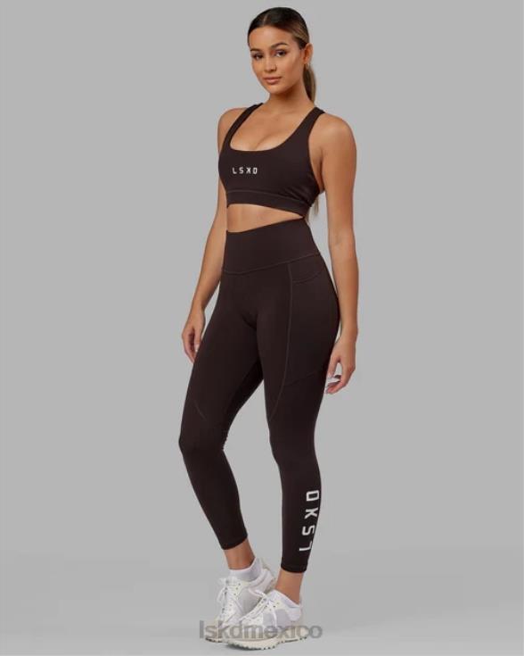 legging rep 7/8 de longitud - nogal oscuro mujer LSKD VP42D516 vestir