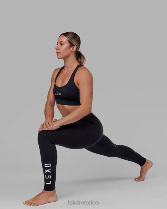 legging rep x-long - negro-blanco mujer LSKD VP42D651 vestir