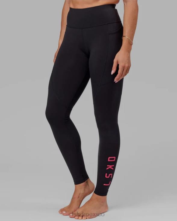 legging rep x-long - negro-boysenberry mujer LSKD VP42D724 vestir