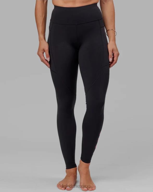 legging rep x-long - negro-boysenberry mujer LSKD VP42D724 vestir