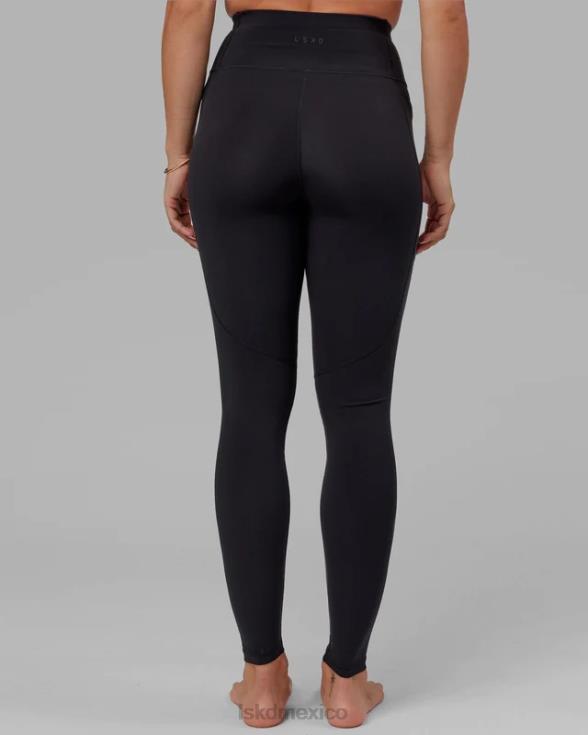legging rep x-long - negro-boysenberry mujer LSKD VP42D724 vestir