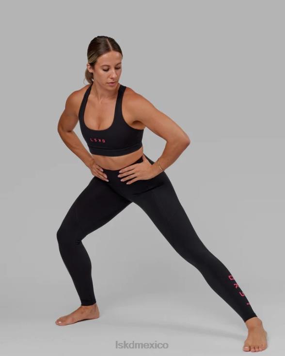 legging rep x-long - negro-boysenberry mujer LSKD VP42D724 vestir