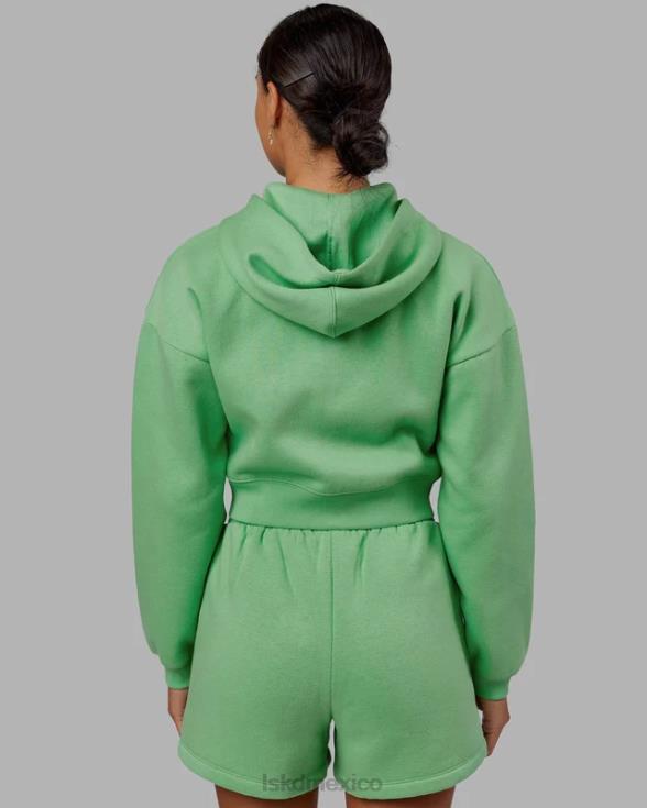 Sudadera con capucha recortada Motion - Apple Mint mujer LSKD VP42D360 vestir