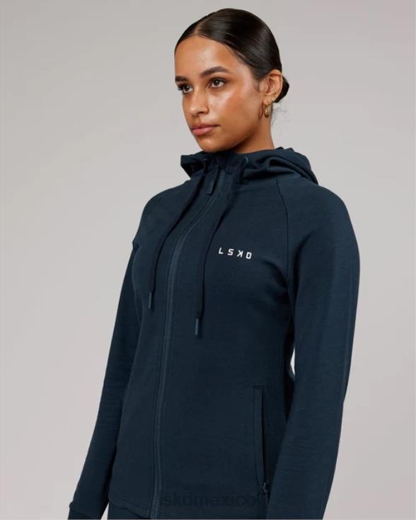 Sudadera con capucha y cremallera pb - tono carbón mujer LSKD VP42D405 vestir