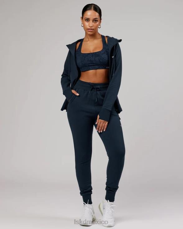 Sudadera con capucha y cremallera pb - tono carbón mujer LSKD VP42D405 vestir