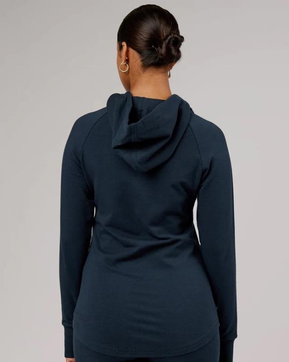 Sudadera con capucha y cremallera pb - tono carbón mujer LSKD VP42D405 vestir