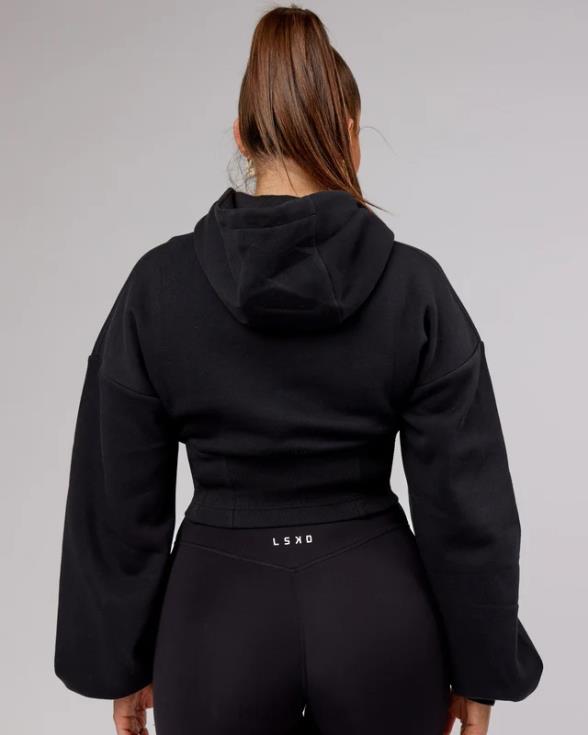 becca corsé sudadera con capucha - negro mujer LSKD VP42D402 vestir