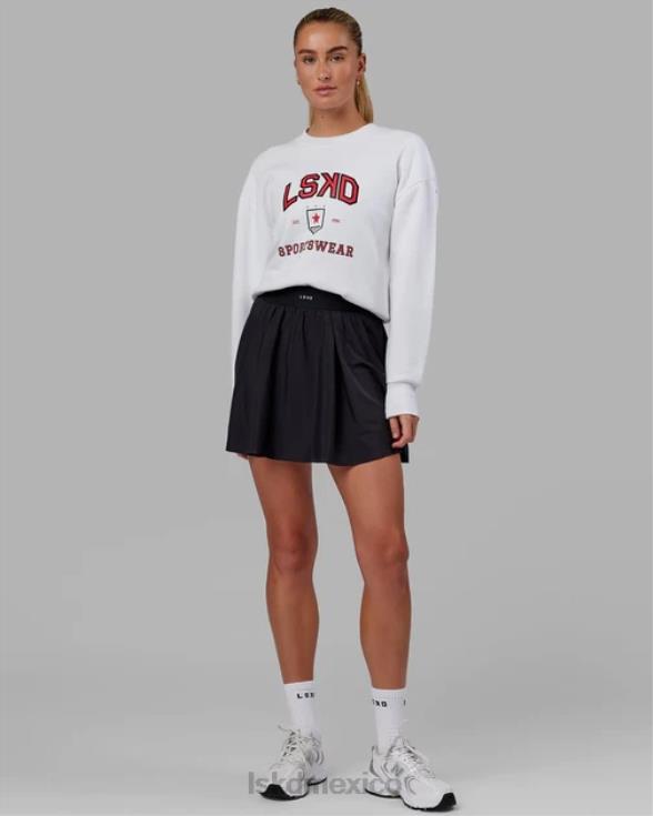 departamento de deportes suéter corto - blanco mujer LSKD VP42D375 vestir