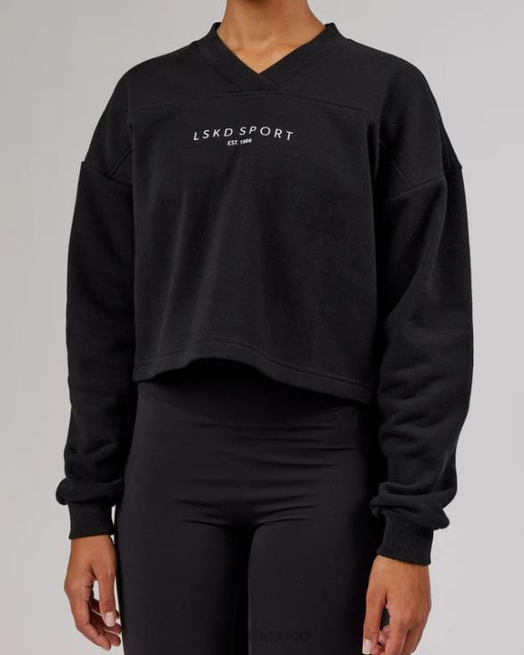 suéter de touchdown - negro mujer LSKD VP42D434 vestir