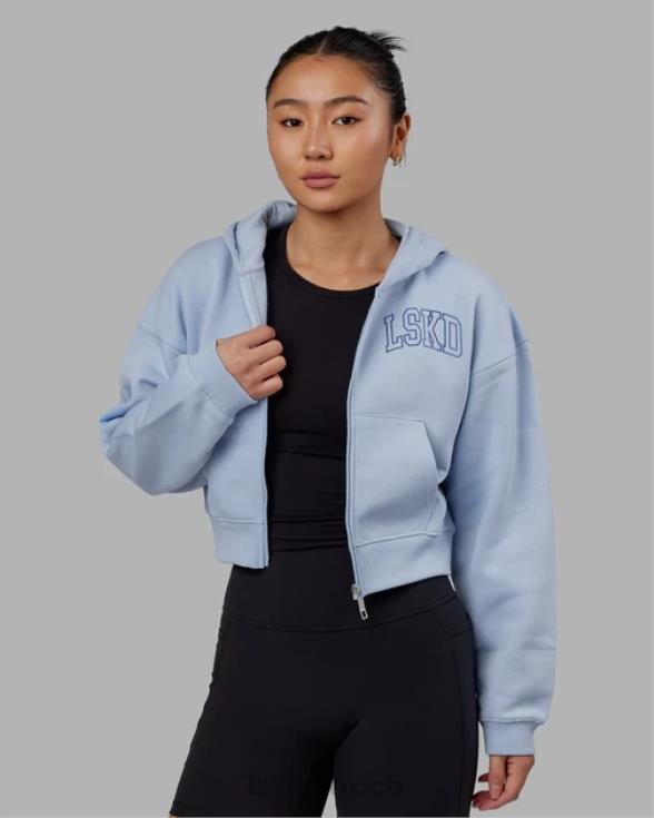 sudadera con capucha corta guild - windsurfer-power cobalt mujer LSKD VP42D386 vestir