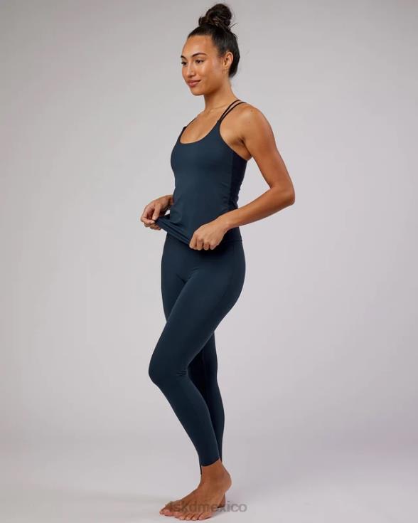 Camiseta sin mangas con estante invertido - azul marino mujer LSKD VP42D216 vestir