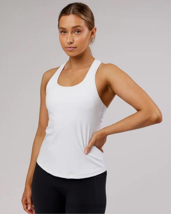Camiseta sin mangas de rendimiento con sujetador Lift Shelf - Blanco mujer LSKD VP42D131 vestir