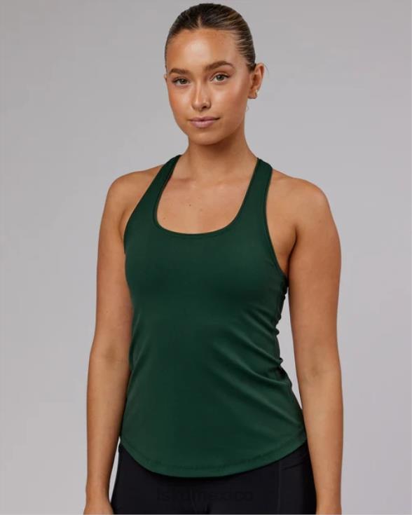 Camiseta sin mangas de rendimiento con sujetador Lift Shelf - Vital Green mujer LSKD VP42D156 vestir