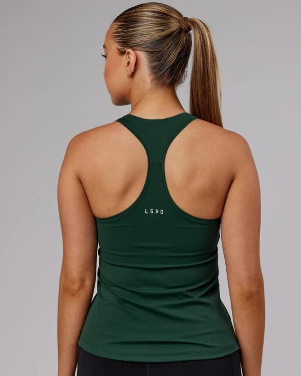 Camiseta sin mangas de rendimiento con sujetador Lift Shelf - Vital Green mujer LSKD VP42D156 vestir