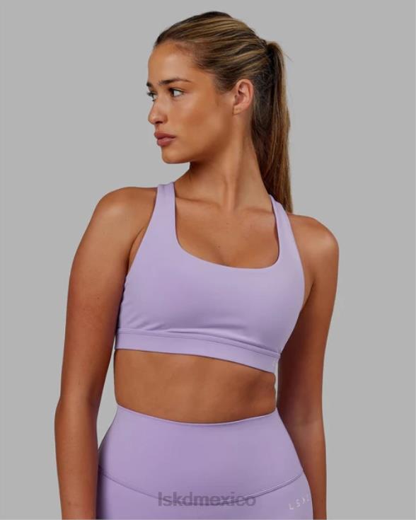 Sujetador deportivo base - lila pálida mujer LSKD VP42D63 vestir